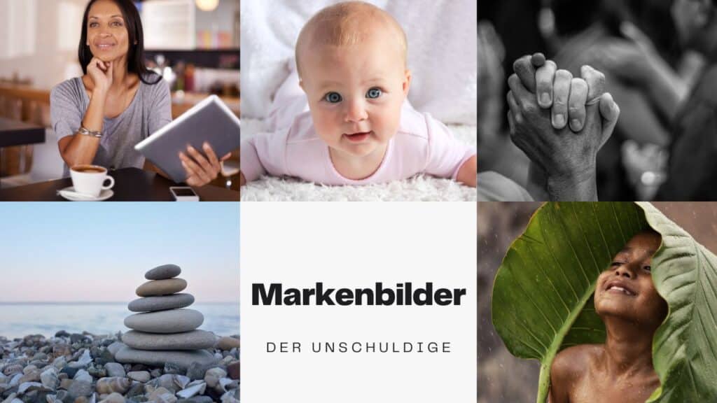 Markenbilder der Unschuldige Branding mit Archetypen