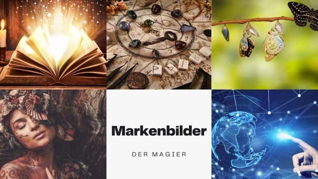 Markenbilder des Magiers Kollage_Transformation_Mystik_Veränderung